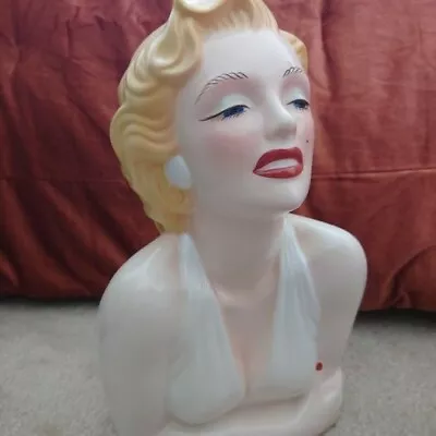 Marilyn Monroe Cookie Jar Clay Art 1996  NO BOX Vintage No Crazing • $50