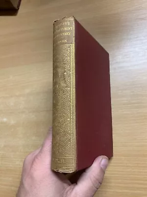 Antique Ellicott's New Testament Commentary Vol 2 St Mark Book (p3) • $31