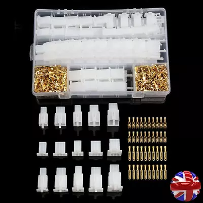 580x Automotive Wire Connector 2/3/4/6/9 Pin Male Female Cable Terminal Plug Kit • £11.99