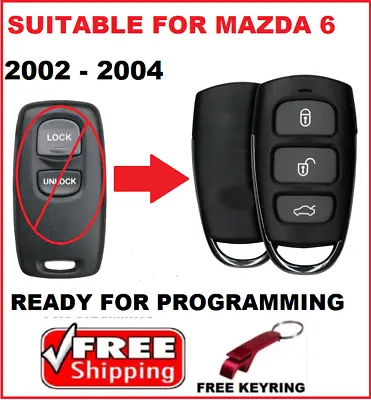 1 X Remote Control Fob KEYLESS Suitable For  Mazda 6  2002 2003 2004  (41803)   • $34.25