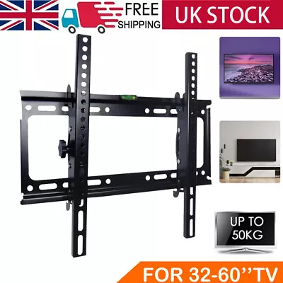 Tv Wall Bracket Mount Tilt Lcd Led Plasma 32 40 42 50 55 60 Inch For Lg Sony • £8.99