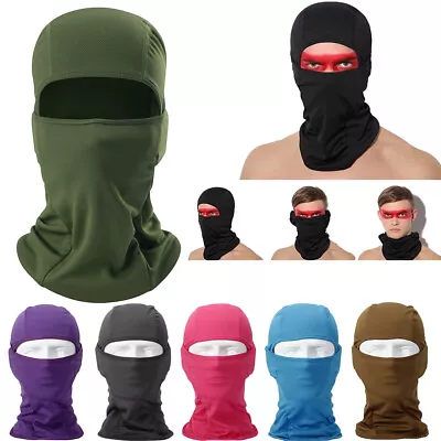 1/3PCS Full Face Mask Motorcycle Cycling Head Cover Bike Headgear Balaclava Hat • $19.99