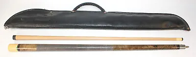 Vintage 80's Mali Green Label Trophy T6 Pool Cue • Excellent • Case • $349.99