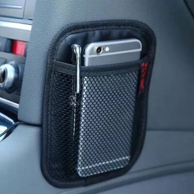 Car Interior Accessories Storage Net String Pouch Phone Holder Pocket Organizer • $7.65