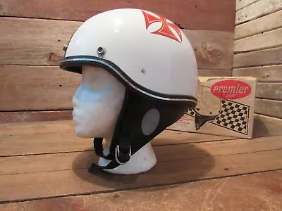 Vintage Premier 250 Motorcycle Helmet Scooter Vespa - With Box - RESTORATION! • $219.99