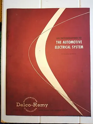 Vintage GM Auto Repair Manual Electrical System AC Delco Remy Automotive DR-9010 • $7.99