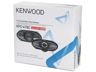 Kenwood KFC-415C 160W 4x10  2-Way Speaker System Car Audio Speakers For GM • $68.95