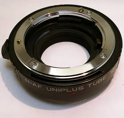 $64.55 • Buy Kenko DG 12mm Macro Tube For Nikon N-AF Uniplus Close-up Lens