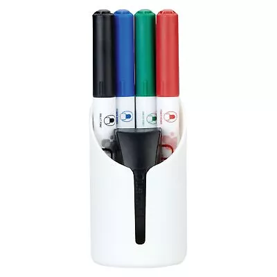Quartet Dry-Erase Kit Accessory Cup Dry-Erase Markers Eraser • $12
