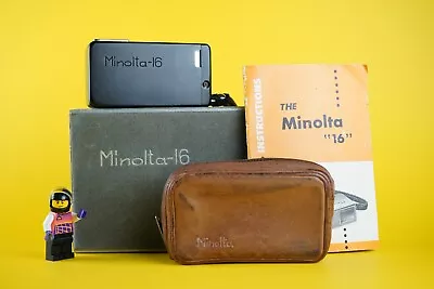 Minolta-16 & Model P Subminiature Cameras W/ Original Packaging - Two Cameras • $96.06