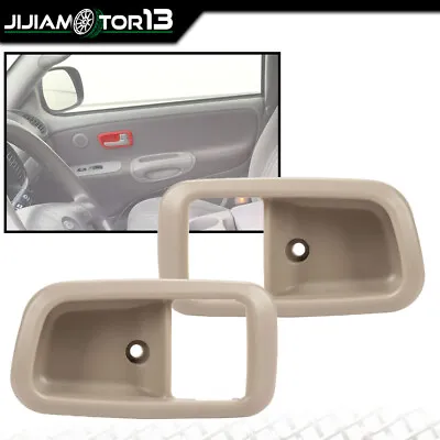 Interior Door Handle Trim Front Left&Right Fit For 2000-2006 Toyota Tundra Beige • $7.28
