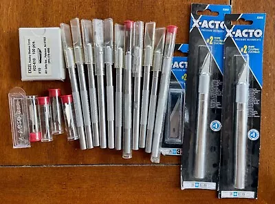 Lot Of  13 X-Acto Knife Extra Blades 135+ Extra Blades Knives • $54.99