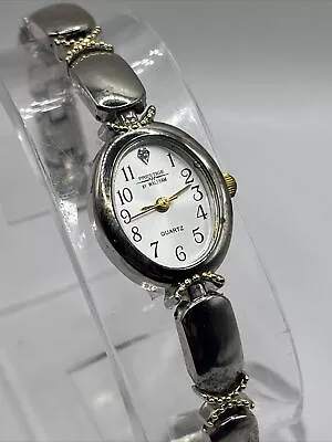 Prestige By Waltham Women's Gold & Silver Tone Quartz Watch- New Battery • $7.44