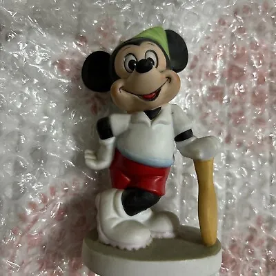 Vintage Disney Mickey Mouse Tennis Player Porcelain Ceramic Figure 4  • $13