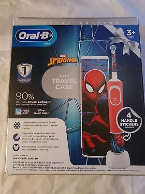 Oral B Limited Edition Kids Spiderman Toothbrush With 2pk Brush Head's  • $65