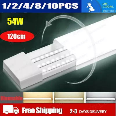 4FT LED Batten Light  Daylight  LED Fluorescent Strip Light Fitting Tube Garage • £10.69