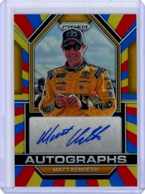 2023 Panini Prizm NASCAR Racing Matt Kenseth Rainbow Prizm Autographs 13/24 • $3.25