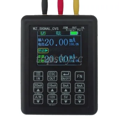 4-20mA Signal Generator Current Voltage Transmitter Calibrator  W/ Conversion Tp • $47.48