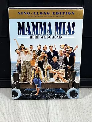 Mamma Mia! Here We Go Again DVD Sing-Along Edition 2017 NEW SEALED W/ SLIPCOVER  • $8.99