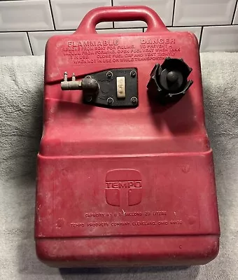 Tempo 6.1 Gallon Portable Fuel Gas Tank Tempo Marine - No Cracks • $35