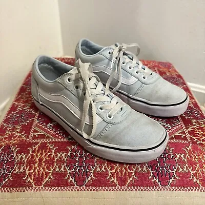 Vans Atwood Low Women Size 7 Baby Blue Lace Up Casual Sneakers  • $28