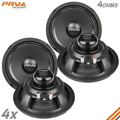 4x PRV Audio 6MB250-NDY-4 Midbass Neodymium 6.5  Speakers 4 Ohm 6 PRO Neo 1000W • $299.64