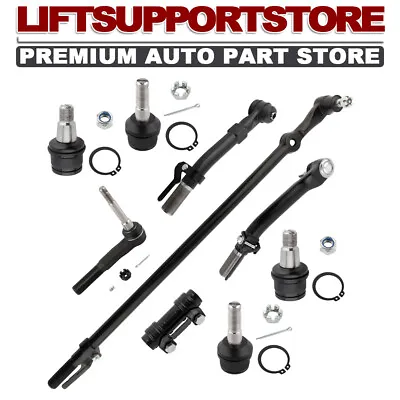 Fits Ford F-250 F-350 Super Duty 4x4 9 Pieces Ball Joints Tie Rods Drag Link Kit • $137.56