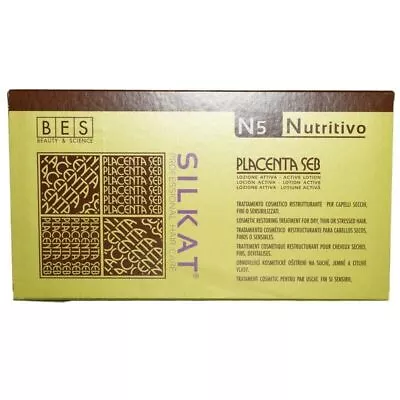 £41.83 • Buy Placenta Hair Ampoules, Placenta Seb, 12 Ampoules, Silkat Protein