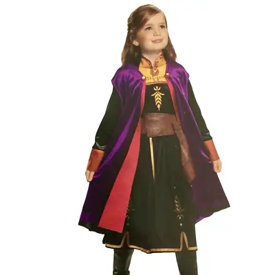 Frozen II Princess Anna Dress Deluxe Halloween Costume Size 4-6 Cosplay NEW • $31.39