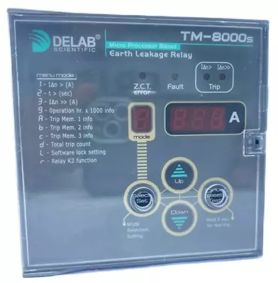 Delab Scientific Tm-8000s Micro Processor Based Earth Leakage Relay • $160