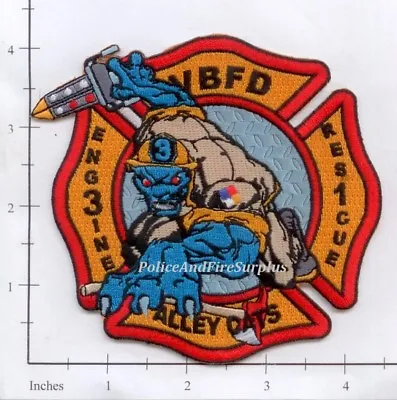 Virginia - Virginia Beach Engine 3 Rescue 1 VA Fire Dept Patch - Alley Cats • $3.99