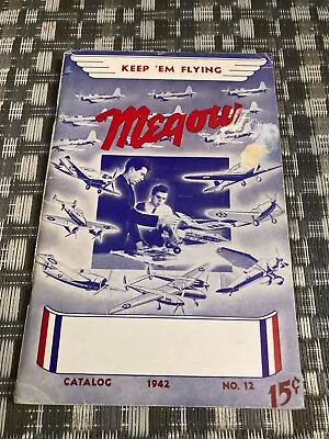 Megow's Model Airplane And Ships Catalog No. 12 1942 Edition • $26.99