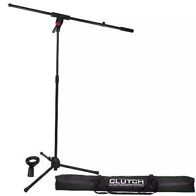 Microphone Boom Stand Mic Clip Holder Studio Adjustable Foldable Tripod W Case • $26.86