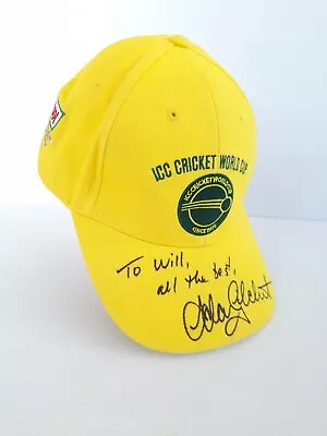 ICC World Cup 2015 Cricket Cap Signed By Adam Gilchrist  • $38