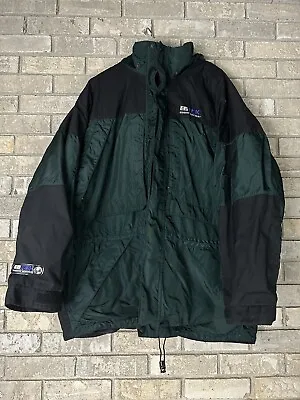 EDDIE BAUER GORE-TEX EBTEK MEN'S JACKET HOODED SIZE XL Ski Snow Winter Coat Warm • $60