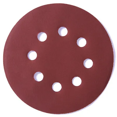 50PCS 5  Hook Loop Sanding Discs 600 Grit 8-Hole Orbital Sander Sandpaper Paper • $11.99