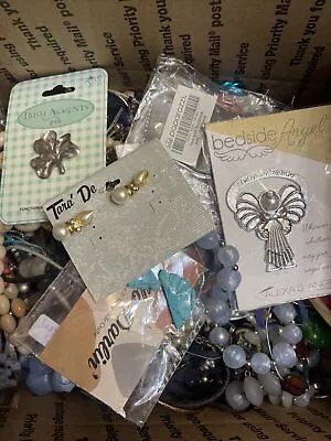 Huge Vintage To Now Jewelry Lot - Broken And Junk - Great For Craft 10 Lbs • $29.99