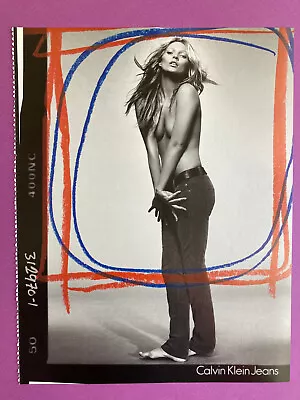 2006 Calvin Klein Jeans Advertisement Fall Winter Fashion Kate Moss Style Collection • £8.29
