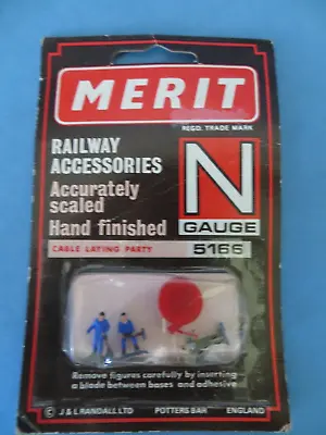 Merit N Gauge Railway Accessories 5166 CABLE LAYING PARTY - Unopened • £6.49