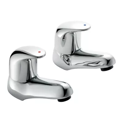 £32 • Buy Bath / Basin Sink Taps Francis Pegler Haze  Pair 3/4  Chrome Bathroom 4G4002