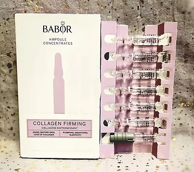 BABOR~Collagen Firming Ampoule Concentrates~Plumping~Smoothing~7 X 2ml Each~NIB~ • $22.99