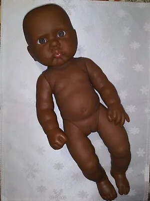 Beautiful Berenguer La Newborn Black Baby Girl Doll Anatomically Correct • $40
