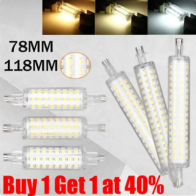 R7s LED Replaces Bulb 78mm 118mm Security Flood Halogen Light Bulbs 12W 18W New • £4.16