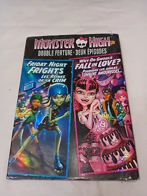 Monster High Double Feature DVD Friday Night Fright & Why Do Ghouls Fall In Love • $7.99