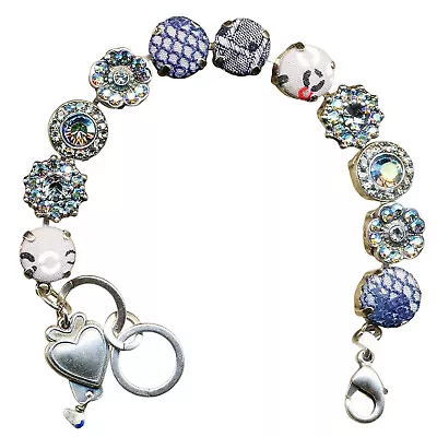 Mariana Bracelet Floral Light Azore & AB Austrian Crystals My Treasures Coll. • $200