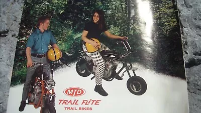 1971 Vintage MTD Mini Bike Motorcycle Brochure ATV • $13.25