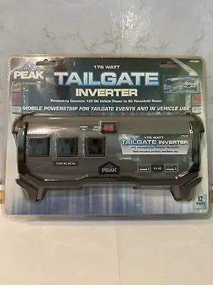 Peak 175 Watt Tailgate Inverter Mobile Power Strip For Tailgate Events C6-NEW • $18.99