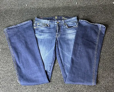 7 For All Mankind Jeans Womens 26 28X31 Blue Denim Petite Outdoor Casual Ladies • $8.78