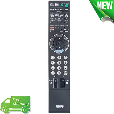 RM-YD024 Replace Remote Control For Sony TV  KDL-55XBR8 KDL-40Z4100 KDL-46VL160 • $10.89