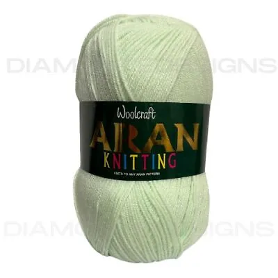 ❤ Aran Wool 400g Woolcraft Knitting Yarn Acrylic 20+ Shades UK SELLER  ❤ • £7.99